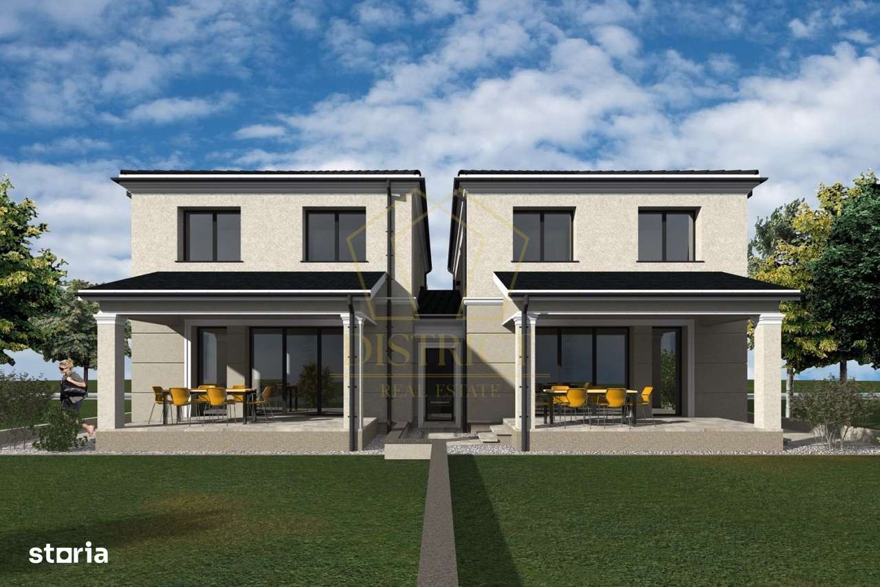 Duplex modern cu 5 camere despartit prin camera tehnica I Mosnita Noua - Imagine principală: 2/9