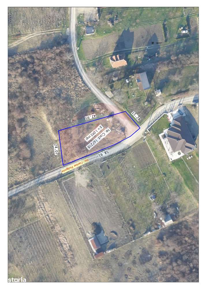 De vânzare Teren 1,092mp intravilan Oradea/Podgoria - Imagine principală: 1/5