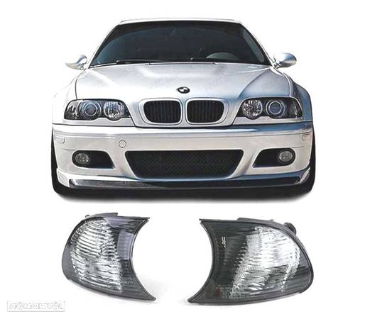 PISCAS FRONTAIS PARA BMW E46 COUPE 99-01 ESCURECIDOS - 1