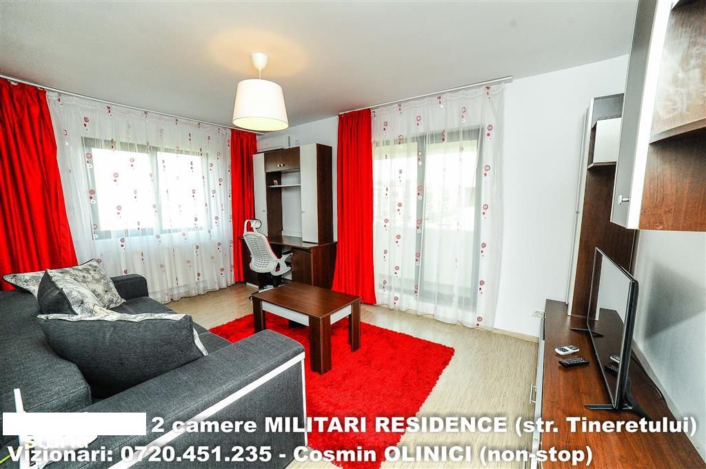 Vanzare 2 camere decomnadate MILITARI RESIDENCE (str. Tineretului)