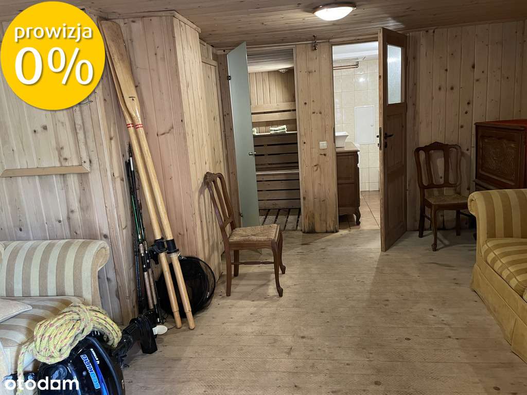 Podwójny dom z bala w enklawie ciszy i zieleni.-18