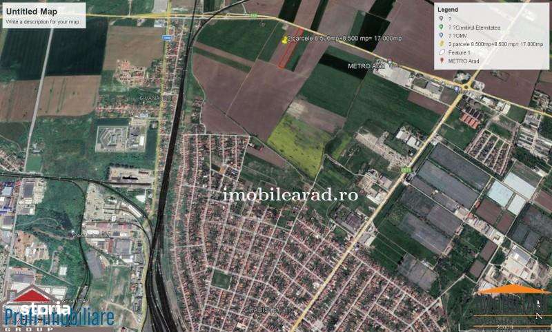 Teren intravilan 17.000 mp cu front la Centura intre Metro si 6 Vanato - Imagine principală: 4/9