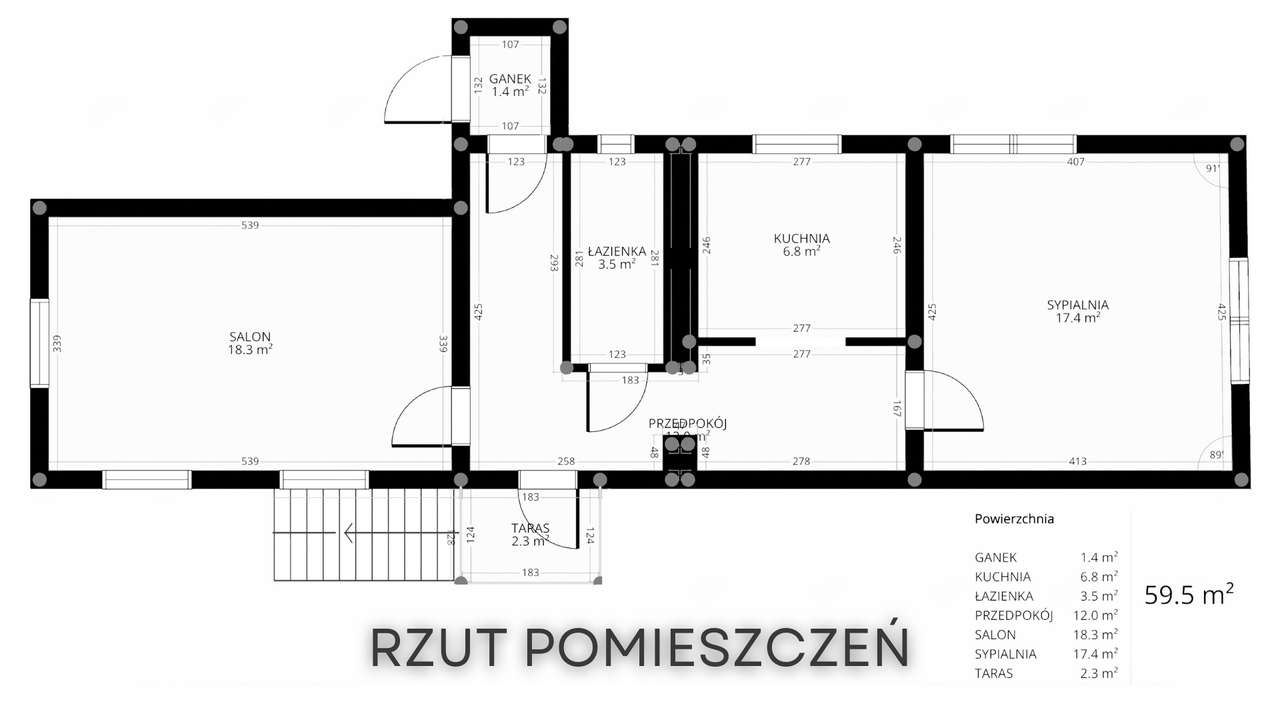 Wygodne mieszkanie na parterze z ogródkiem i garażem w Leśnej.-15