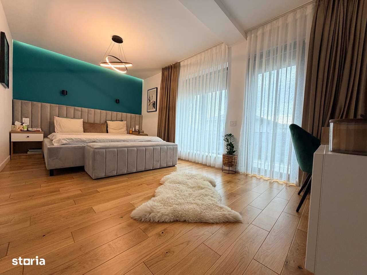 Casă de vânzare modernă P+1 , piscină Berceni – 5 camere, teren 450 mp-9