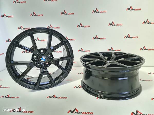 Jantes Look BMW 728M Preto Brilho 19 - 3