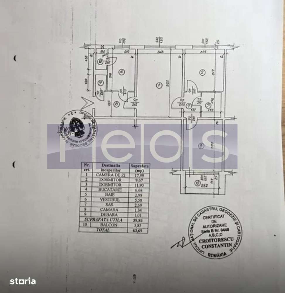 3 CAMERE TRAPEZULUI | MOBILAT UTILAT COMPLET | SECTOR 3 | RENOVATE 202 - Imagine principală: 5/6