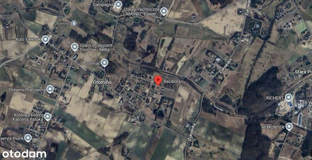 Działka budowlana w Otominie - Pełny obrazek: 2/3