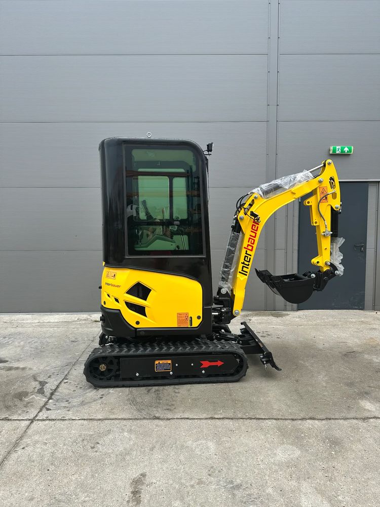 Interbauer ib16  nowa minikoparka interbauer ib16 1600kg ramię skrętne kubota kabina 2025