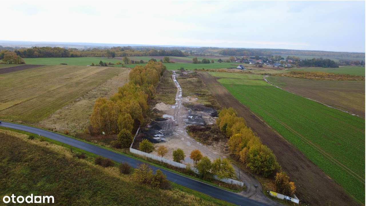 Działka przemysłowa 2,17 ha – strefa Żary, media, wjazd TIR, A18-4