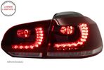 Stopuri FULL LED VW Golf 6 VI (2008-2013) R20 Design Semnal Secvential Dinamic- livrare gratuita - 8