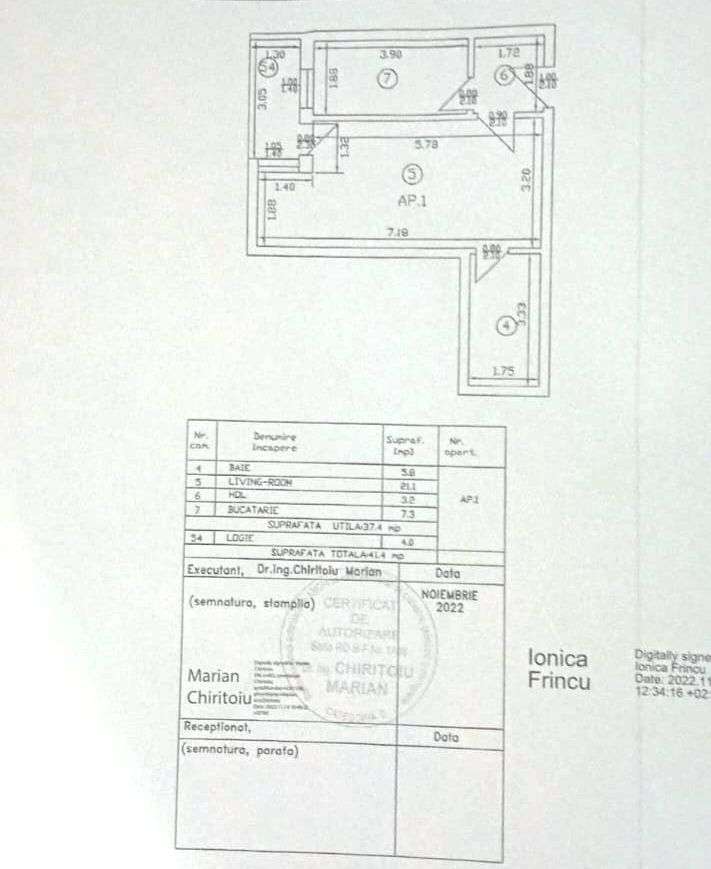 Fundeni-Dobroesti | Garsoniera 38 mp cu loc de parcare-6