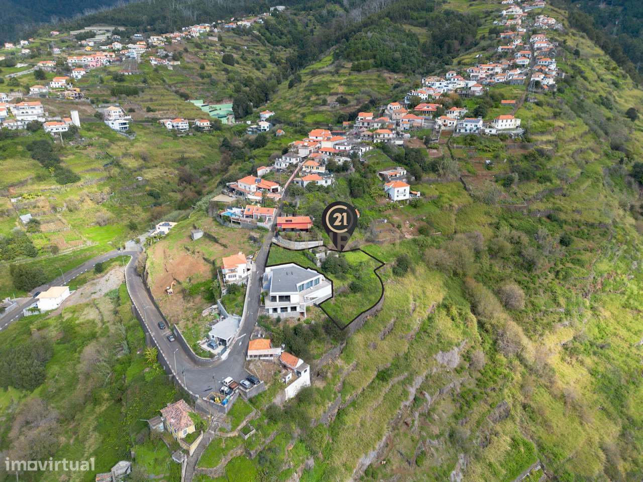 Terreno com Vista Mar em Zona Privilegiada - Calheta - Grande imagem: 5/16