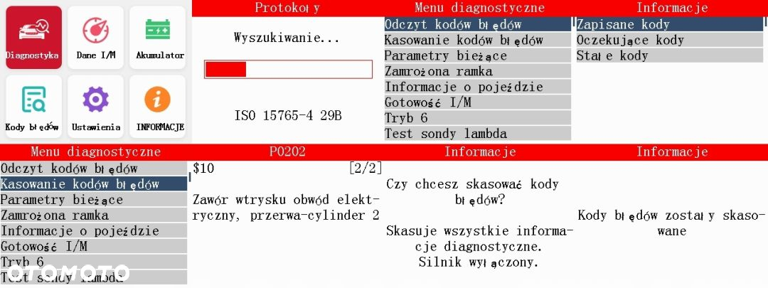 TESTER SKANER DIAGNOSTYCZNY OBD2 UNIWERSALNY j.PL - 14