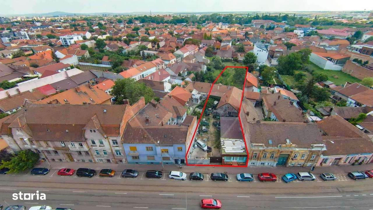 Teren 1444 mp Ultracentral Oradea, Strada Primăriei 52, front 20 m - Imagine principală: 1/10