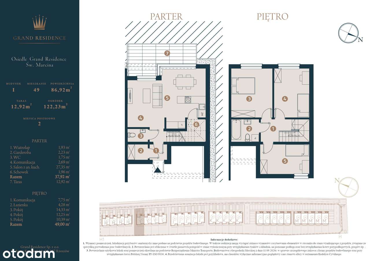 PRZEDSPRZEDAŻ! Nowoczesne szeregówki przy lesie Św. Marcina - Pełny obrazek: 5/10