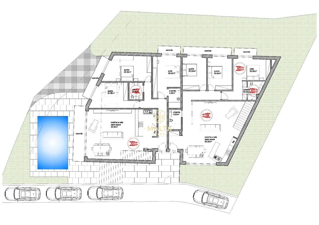 Terreno com Projeto para 2 Moradias Geminadas – Alvito, Barcelos-8