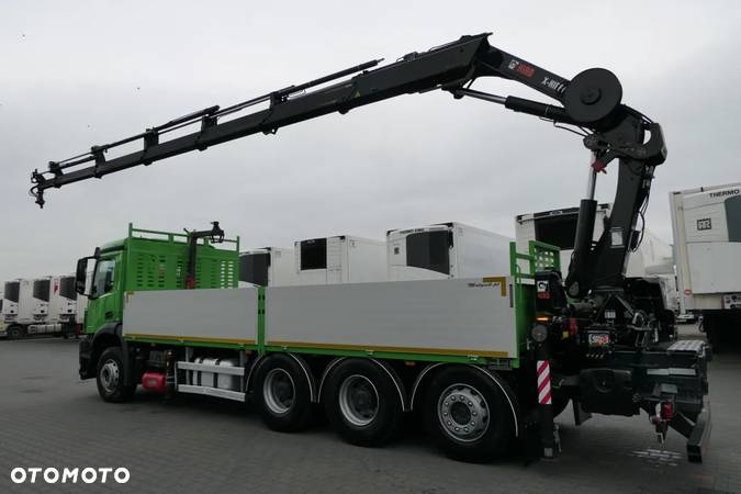 Mercedes-Benz AROCS 3240 / 8x4 / SKRZYNIOWY- 7,15 M + HDS HIAB 262 wysów - 16 M /  TRIDEM / OS SKRĘTNA I PODNOSZONA / 2019 ROK - 3