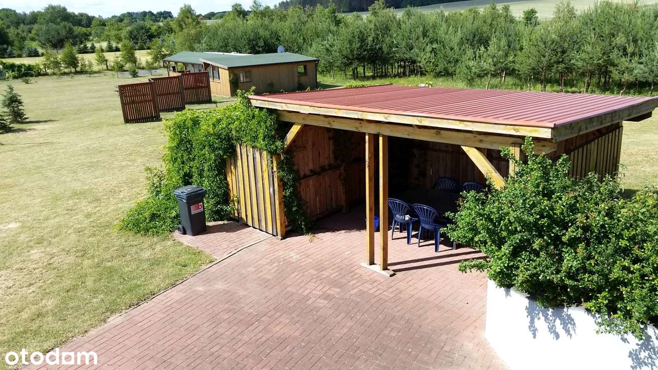 Piękna posiadłość Garbicz 3,8 ha, 5 budynków mieszk., basen, jezioro-18