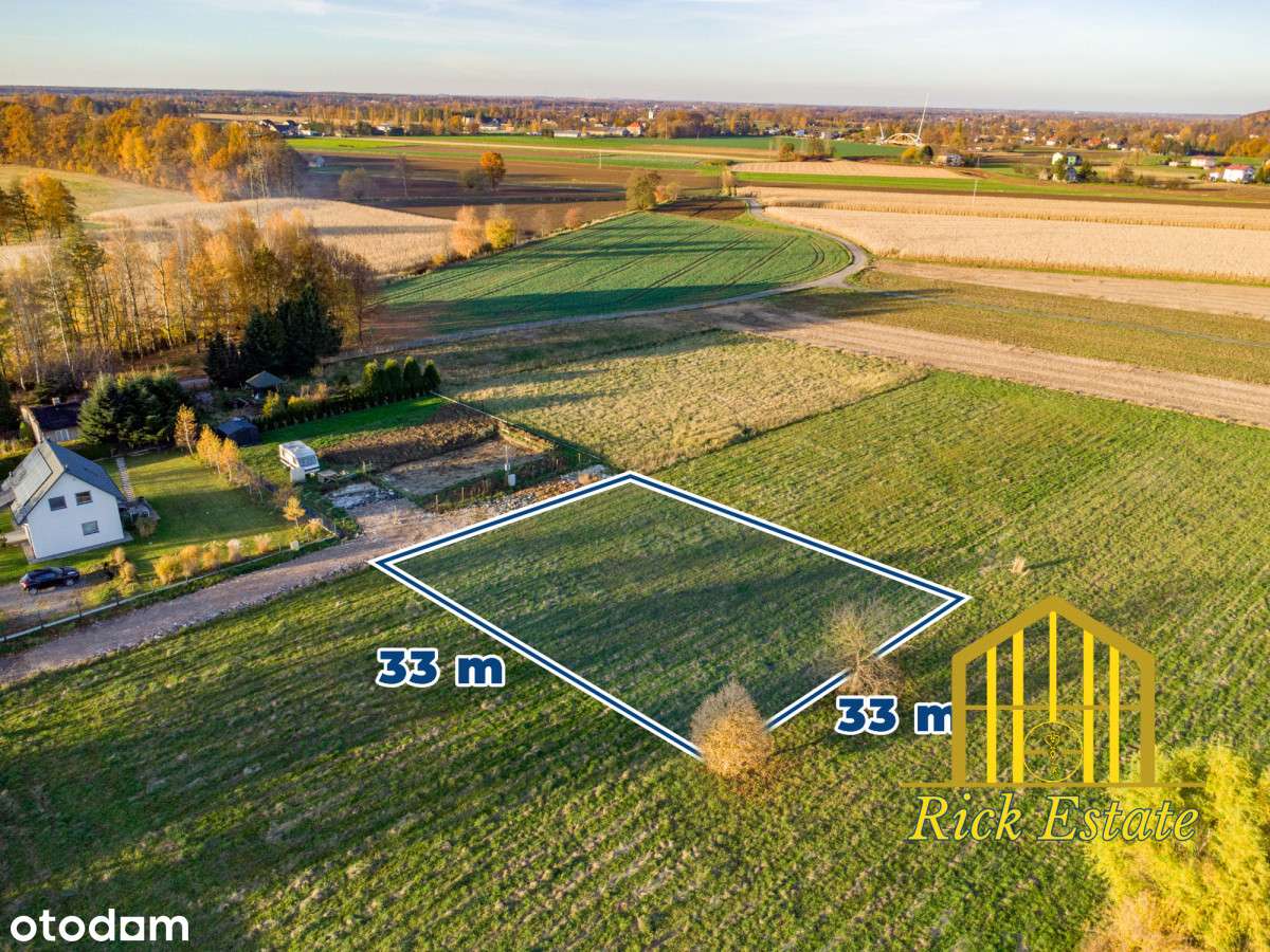 1077 m² | Działka budowlana | Media w drodze-0