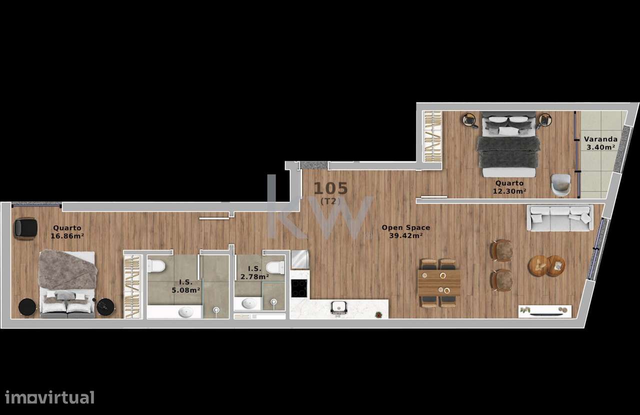 Apartamento T2 | Novo Empreendimento Vila Nova de Gaia - Grande imagem: 4/15