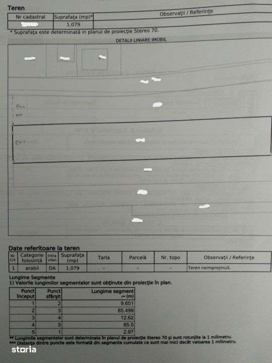 Teren intravilan 1100 mp, constructii casa, duplex, Gilau - Imagine principală: 2/2