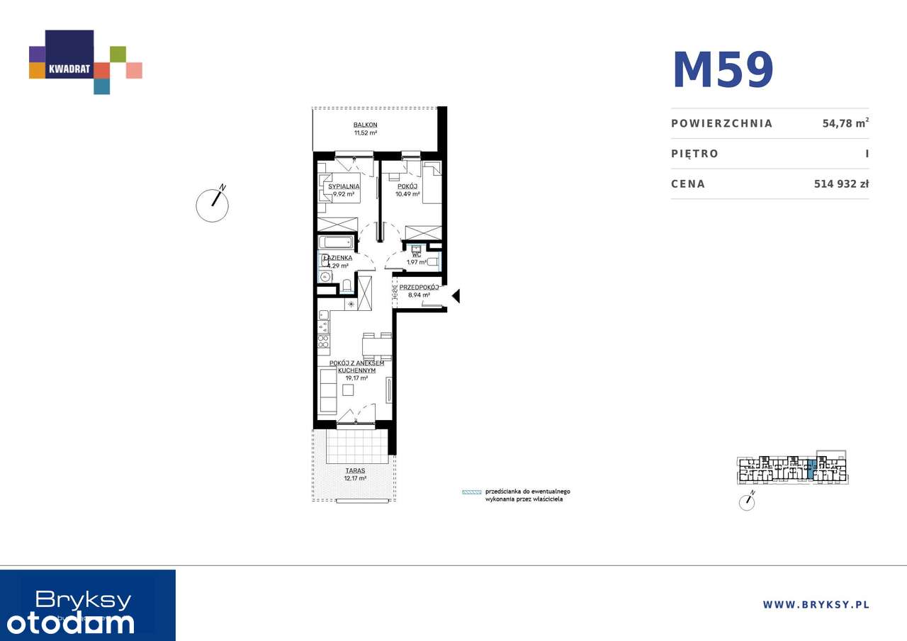 K​W͏A​D​R͏A​T I​I  | Rodzinny Kredyt Mieszkaniowy | M59 - Pełny obrazek: 3/7