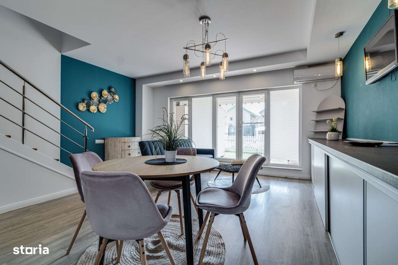 Villa Cozy COSMOPOLIS!  P+1+M, 4 camere, PISCINA,40 mp curte!-12