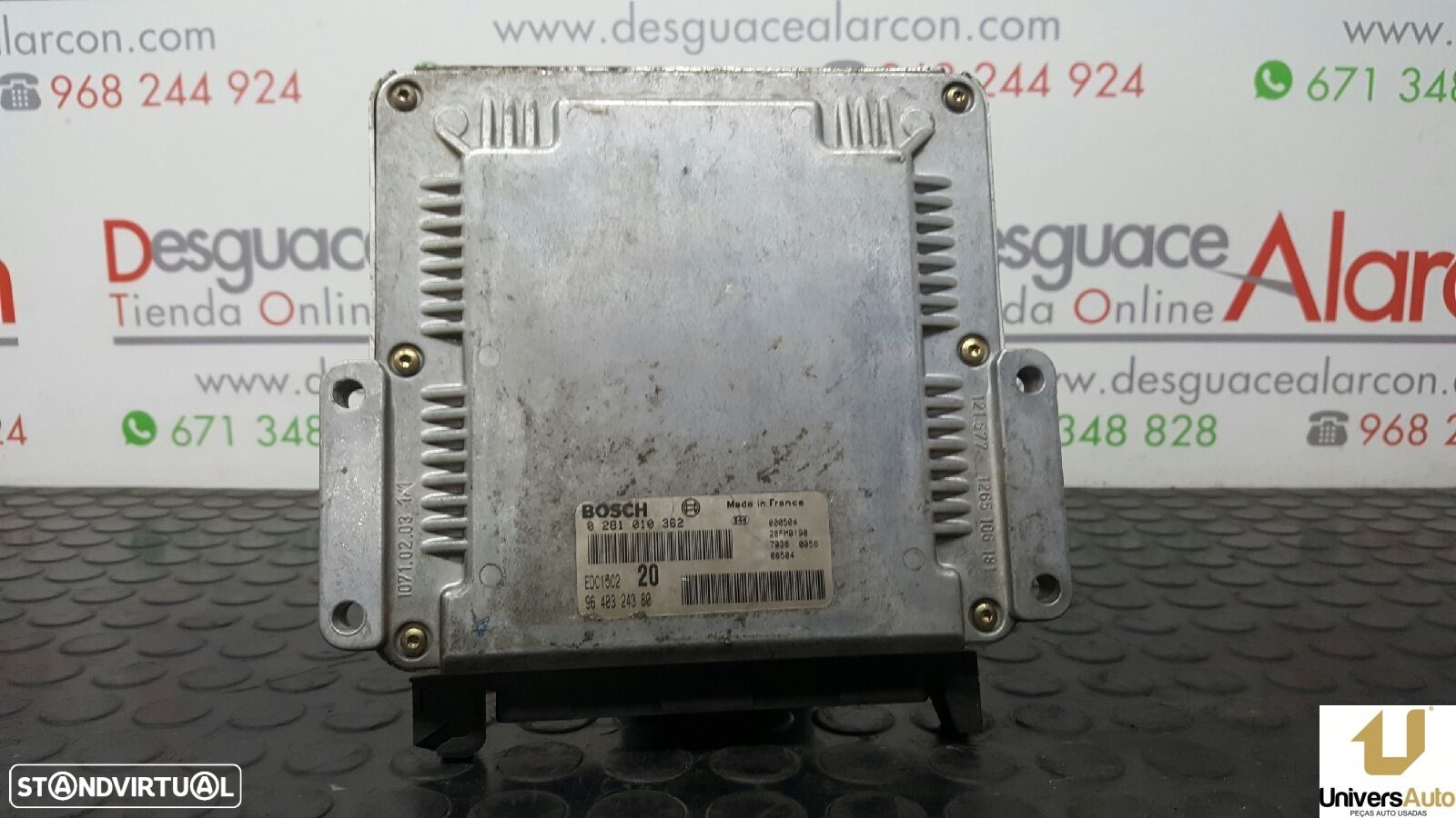 CENTRALINA DO MOTOR UCE PEUGEOT 306 BREAK BOULEBARD - 6