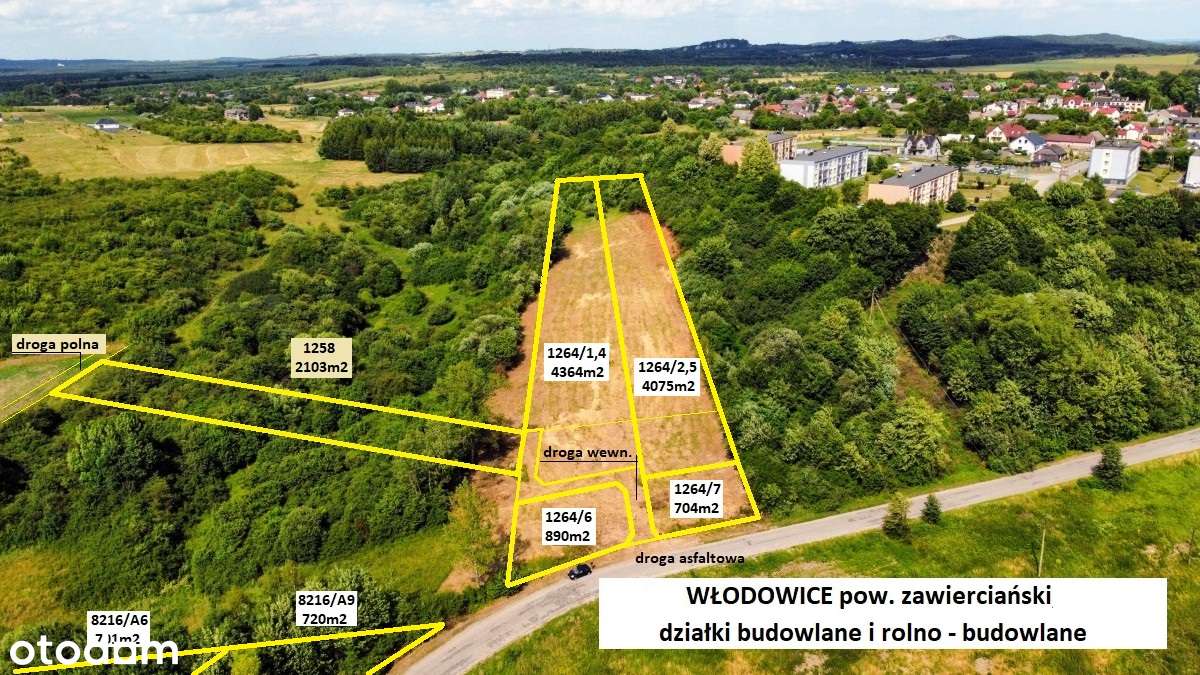 Sale - 10% Działka rolno-budowlana 2103m2 (Zawiercie 10km, K-ce 55km) - Pełny obrazek: 4/20