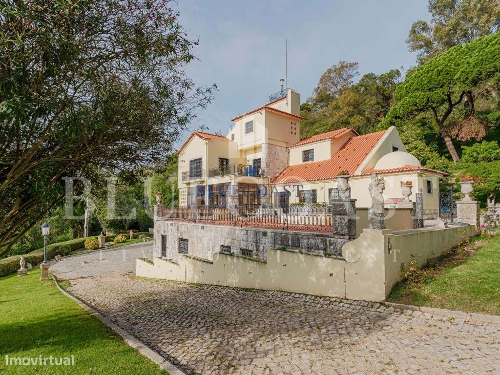 Fantástico Palacete com vista única na Costa da Caparica-42