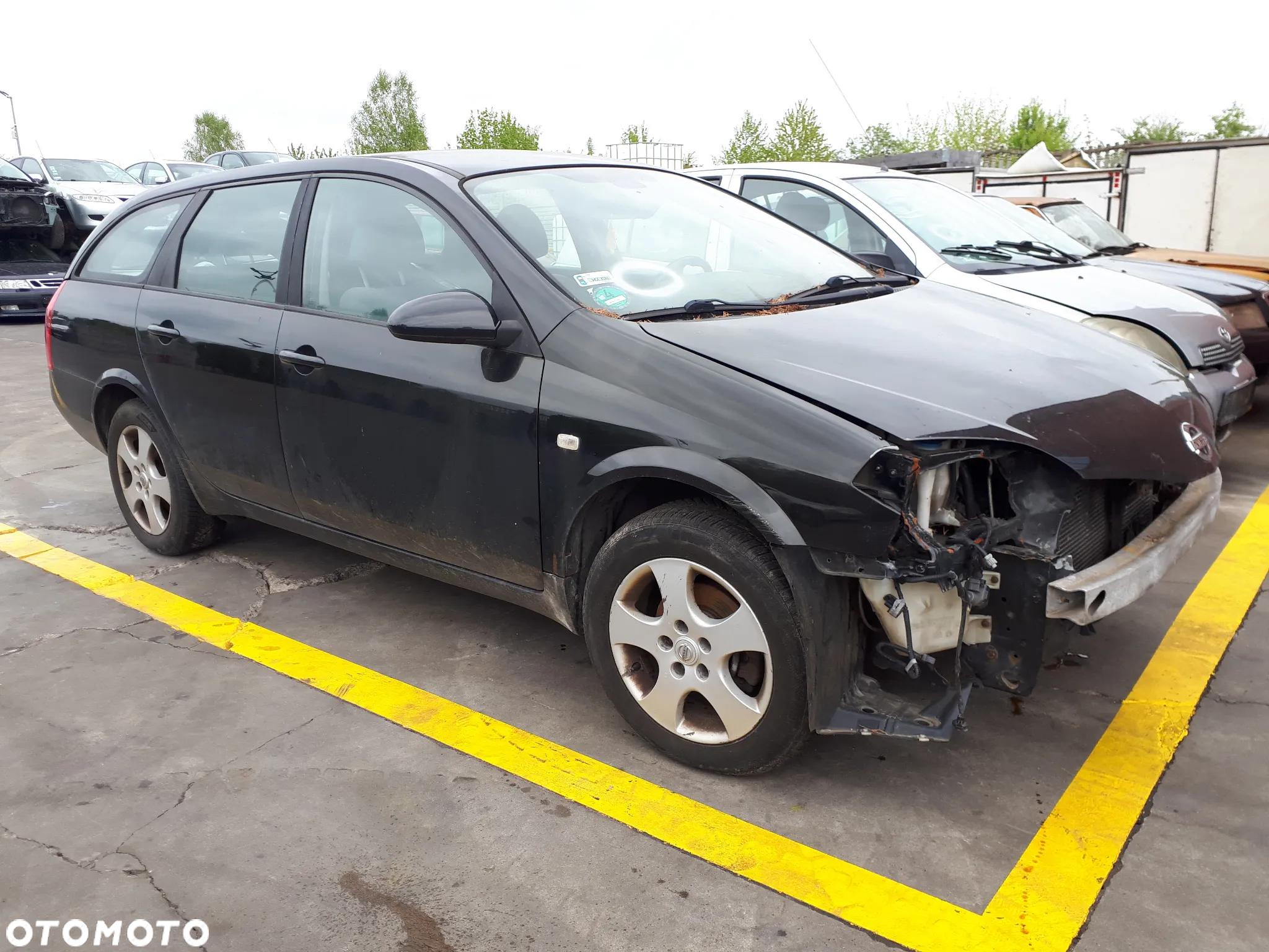 NISSAN PRIMERA P12 KOMBI 02-07 1.8 16V ZDERZAK TYŁ TYLNY Z11 G - 9