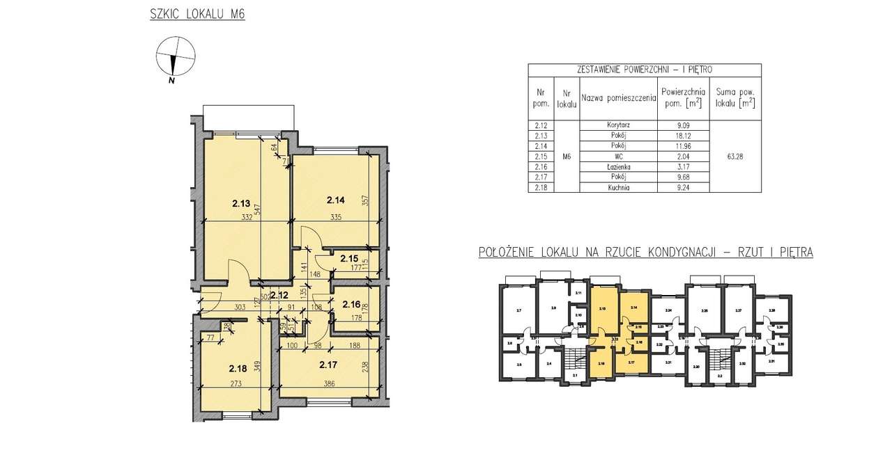 3-pokojowe mieszkanie z balkonem | 1. piętro | Spokojna okolica - Pełny obrazek: 5/14