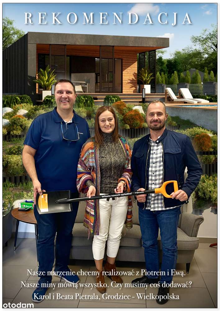 DZIAŁKA nad jeziorem przy plaży z mediami i MPZP-14