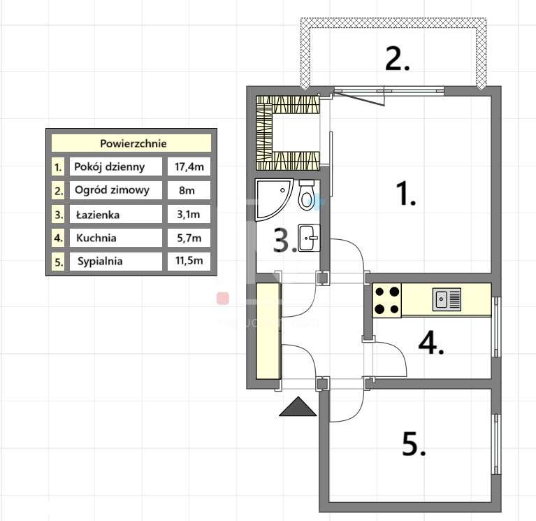 Parking; Ogród zimowy; 10 minut do metra - Pełny obrazek: 2/5