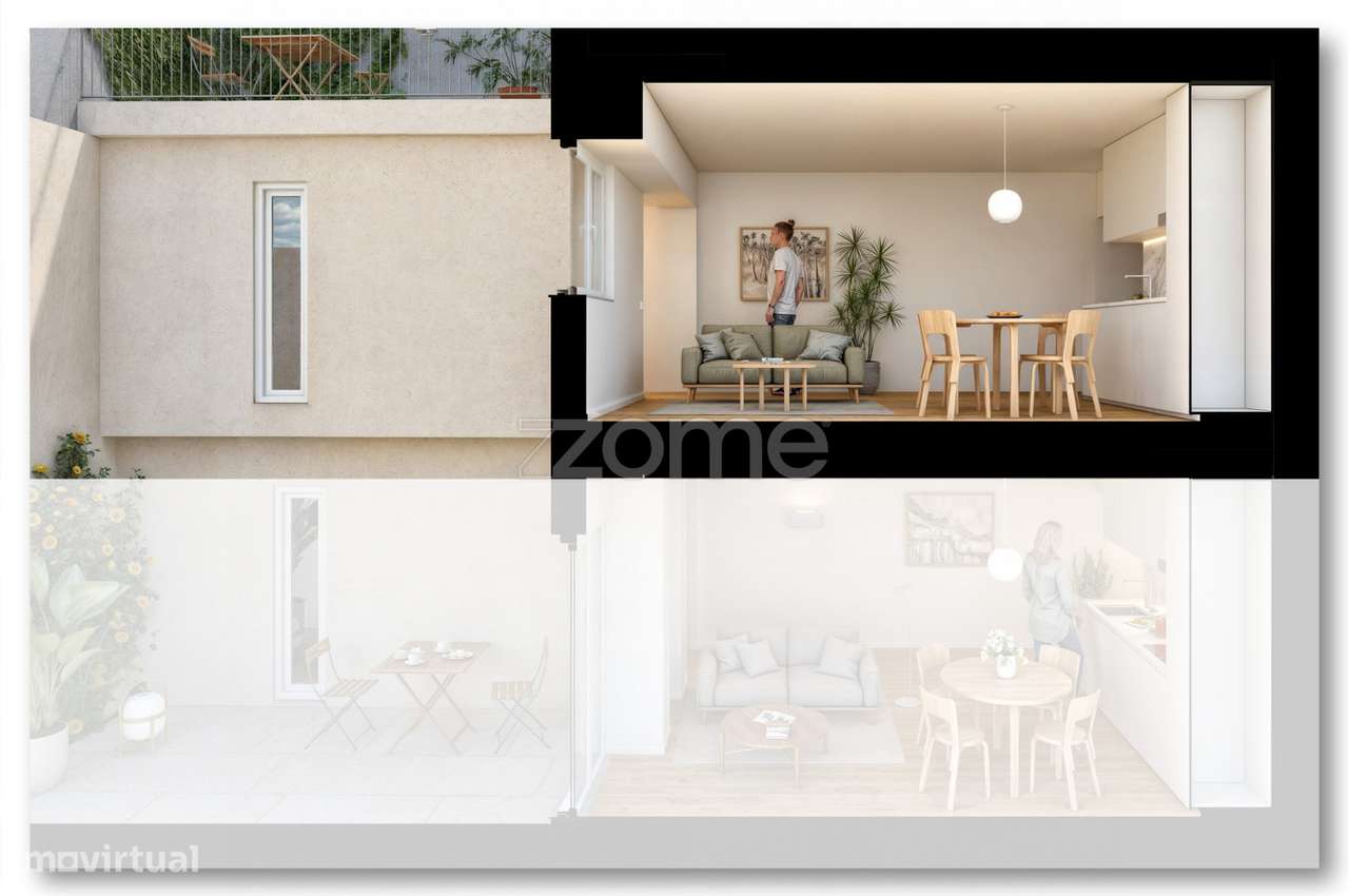 T0 no centro do Porto. - Grande imagem: 2/25