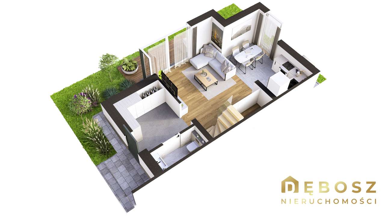ul. Spacerowa / Kraków | Nowy Dom w zabudowie Bliźniaczej - ok. 102 m2-8