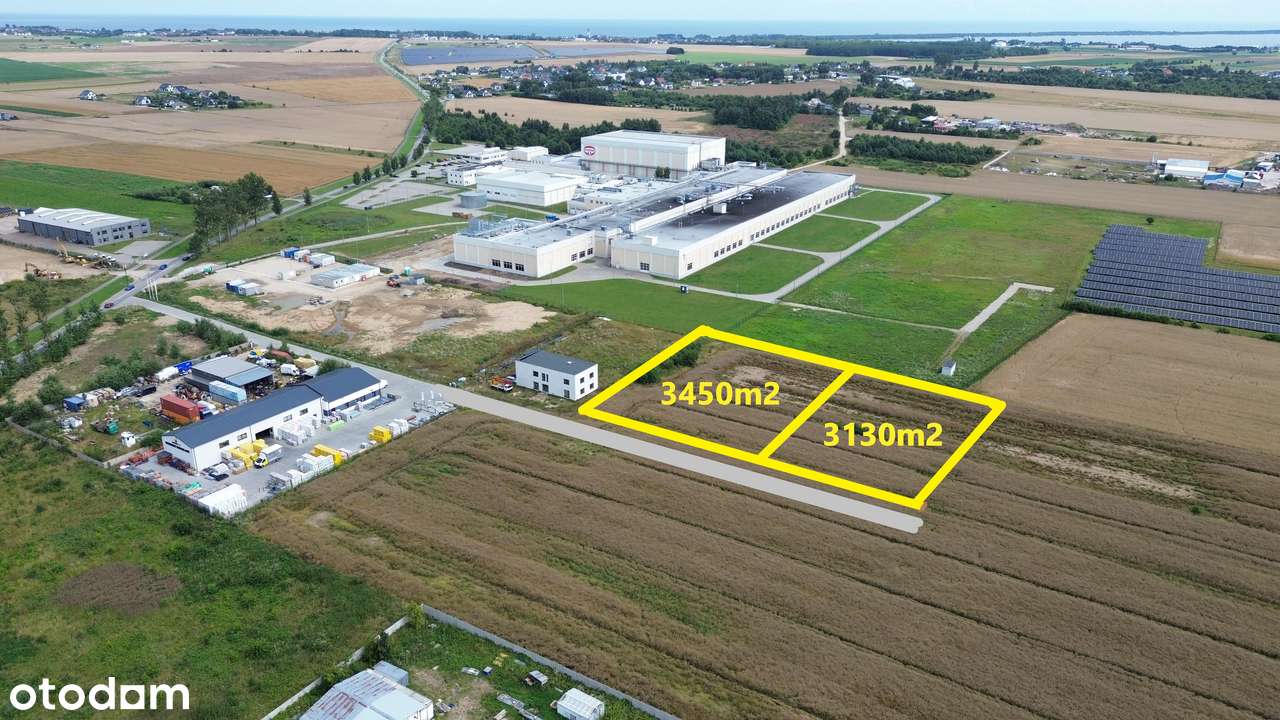 Działka z MPZP Przemysłowo Usługowo Mieszkalna Łebcz - Pełny obrazek: 2/4