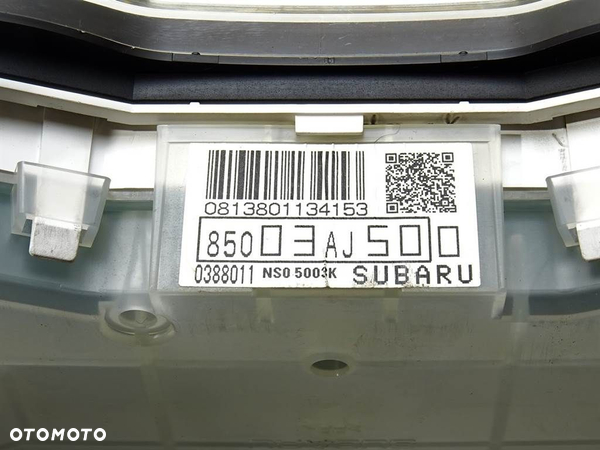 LICZNIK SUBARU OUTBACK (BR) 2009 - 2022 2.0 D AWD (BRD) 110 kW [150 KM] olej napędowy 2009 - 2022 - 5