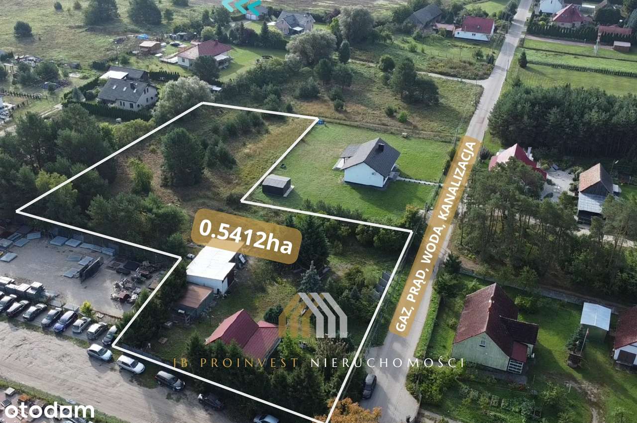 DOM DO REMONTU + DZIAŁKA 0,54ha  z DWZ (5 BUDYNKÓW JEDNORODZINNYCH)-2