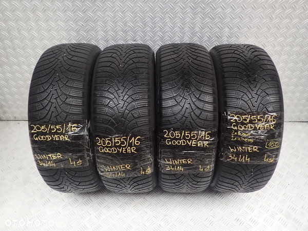 OPONY ZIMOWE GOODYEAR 205/55/16 5MM 2014 - 1