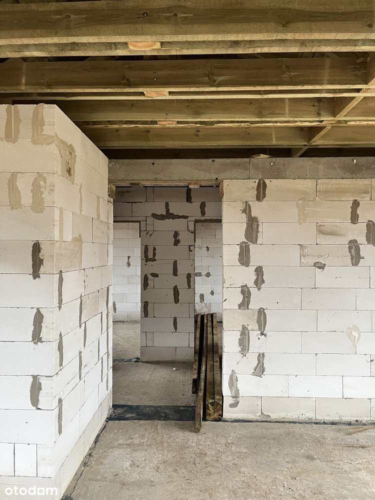 Dom jednorodzinny w Borach Tucholskich, stan surowy otwarty. - Pełny obrazek: 5/6