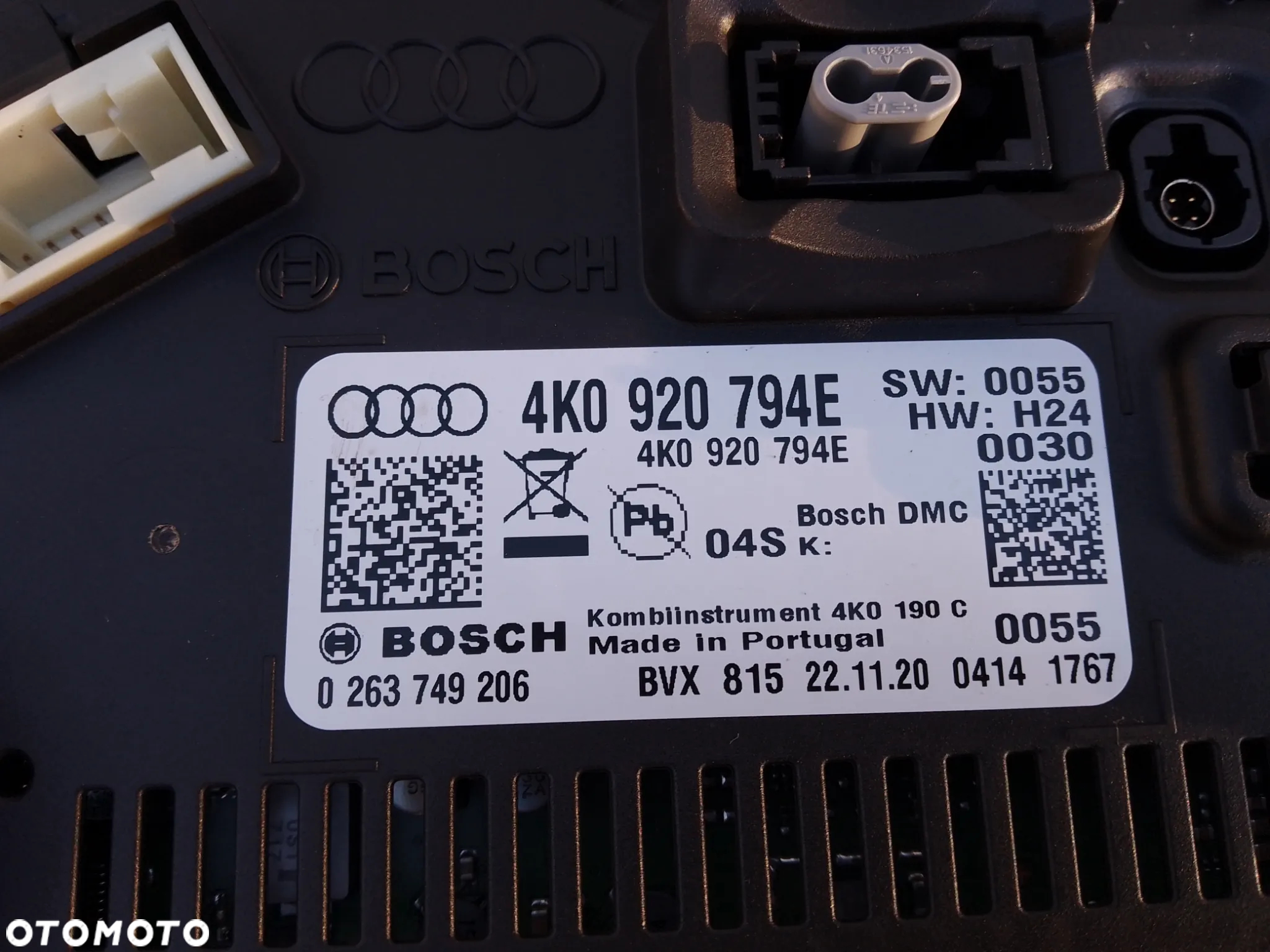 Audi Q7 II 4M TFSI 3.0 hybryda 4K0920794E licznik zegary 2020 - 5