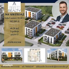 3 pokoje | 49,28 m2 | Balkon | 0% Prowizji | 2025