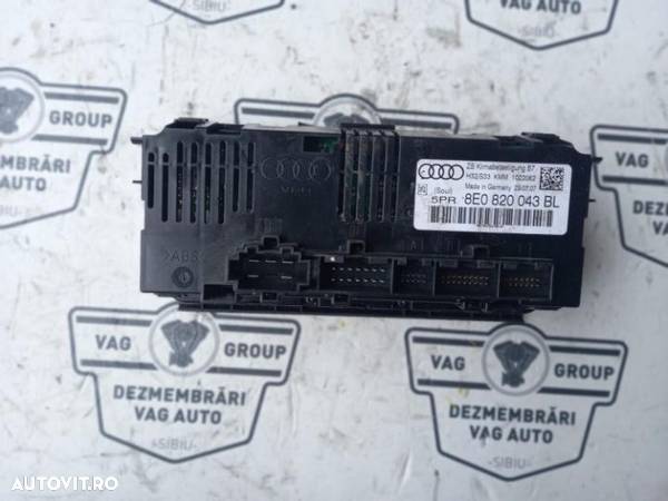 Panou comanda clima Audi A4 B7 2.0TDI - 8E0820043BL (8E0 820 043 BL) - 2