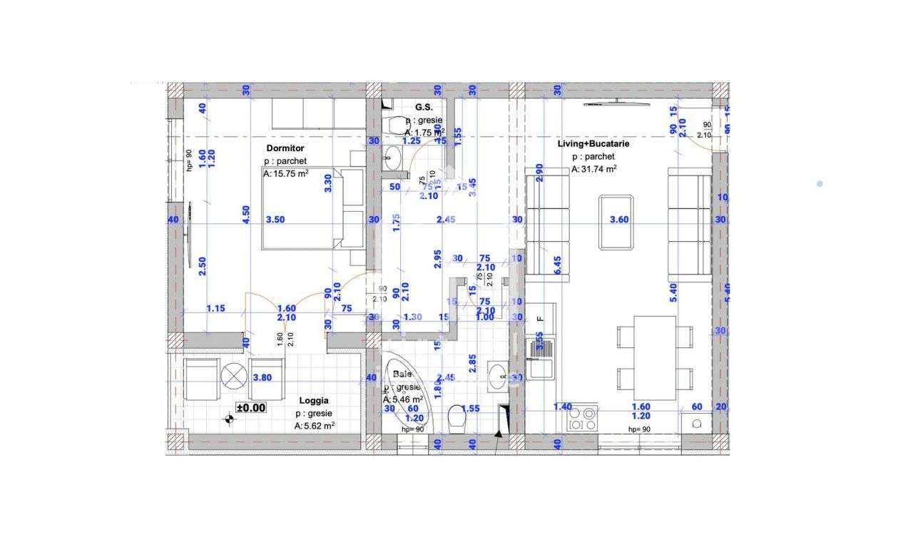Ap. 2 camere - loggie, 2 bai + gradina 23mp | Selimbar | 360VR - Imagine principală: 3/6