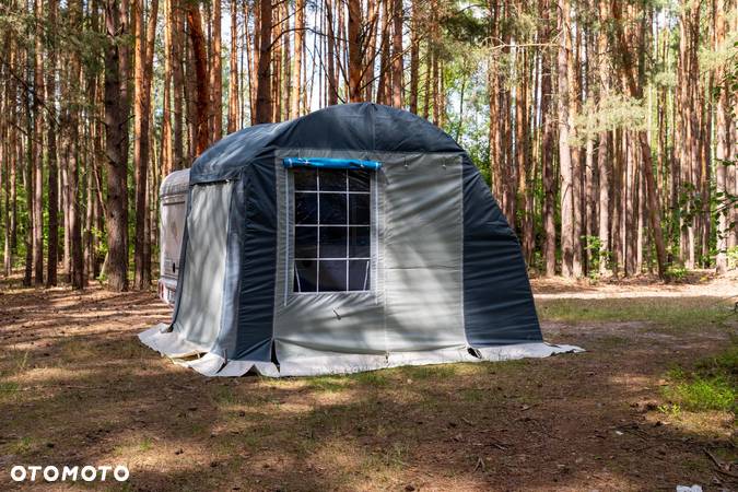 TOMPLAN TOMPLAN MINI TOMMY Przyczepa kempingowa CAMPER NOWA 750kg 2/3 osoby Kemping inst. gazowa wodna lodówka inst elektryczna szyberdach - 12