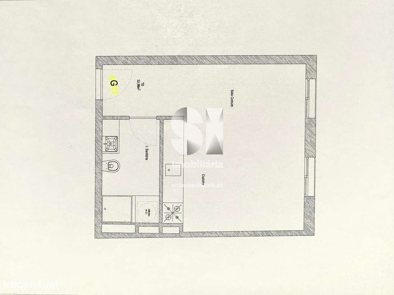 Apartamento T0 Novo no Centro - Grande imagem: 5/5