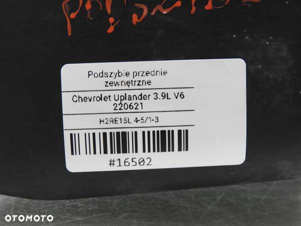 PODSZYBIE CHEVROLET UPLANDER 15240861 - 11