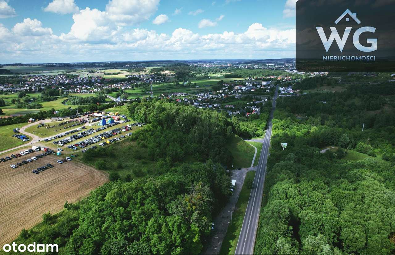 Kurzętnik, działka usługowa- ciekawa okolica, przy drodze, parking!-9