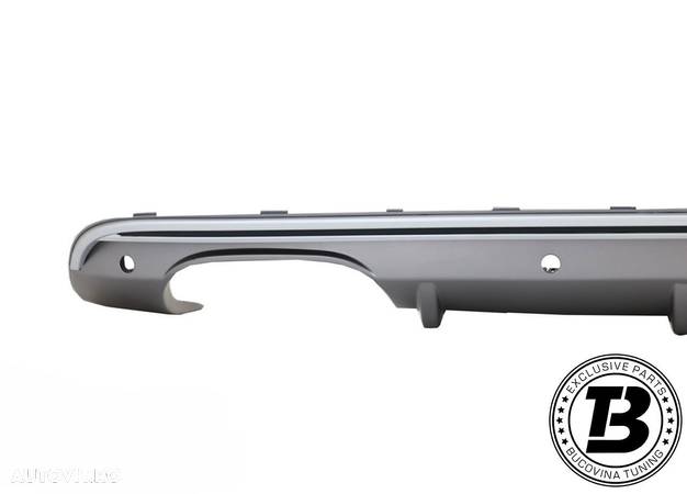 Difuzor Bara Spate cu Ornamente compatibil cu Audi Q5 8R SQ5 Design - 6